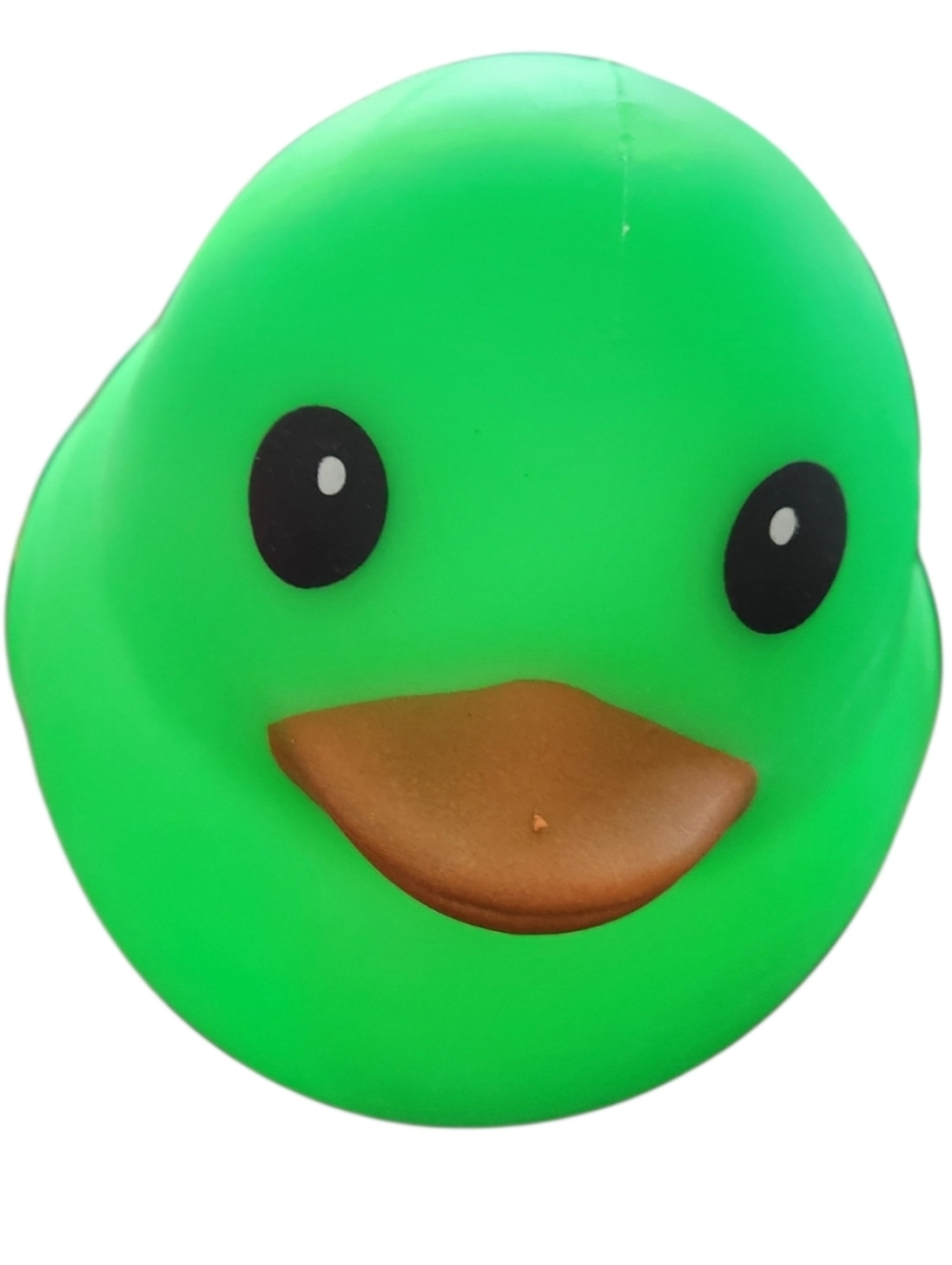 NWT Sunny Days Laffy Quacks Jumbo Duck Squish Stretch Poke Stress Ball Green